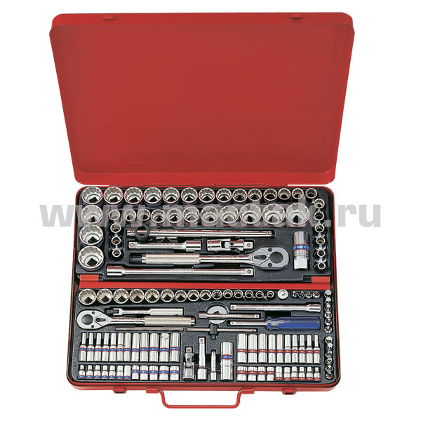 1/4”, 3/8”, 1/2” комплект торцевых головок 9033CR