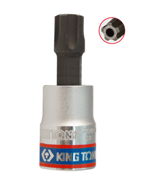 Насадка (бита) торцевая KING TONY 302D60 TORX PLUS 5-ти лучевой 3/8” L=50мм IPR60