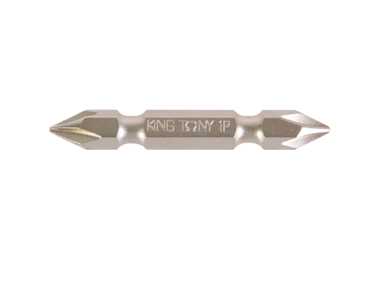 Насадка (бита) KING TONY 151002P Phillips двухсторонняя 1/4" L=100мм PH2