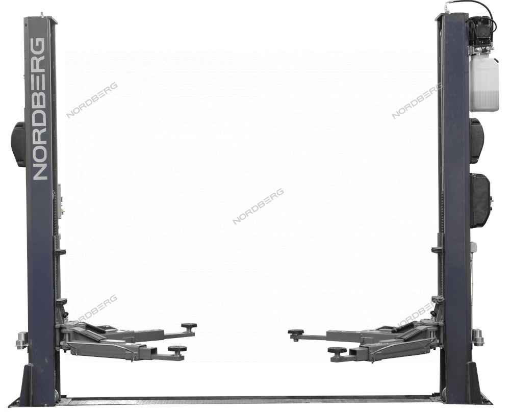 Подъемник двухстоечный 4,5 т, 380 В, серый NORDBERG N4125-4,5G