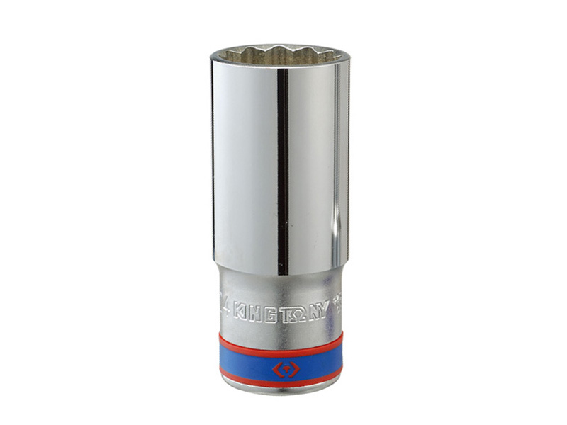 Головка торцевая глубокая king tony 423028m 1/2" 12гр. 28 мм