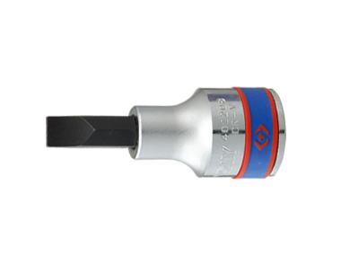 Насадка (бита) торцевая KING TONY 402210 Slotted 1/2” L=60мм 1,6х10 мм